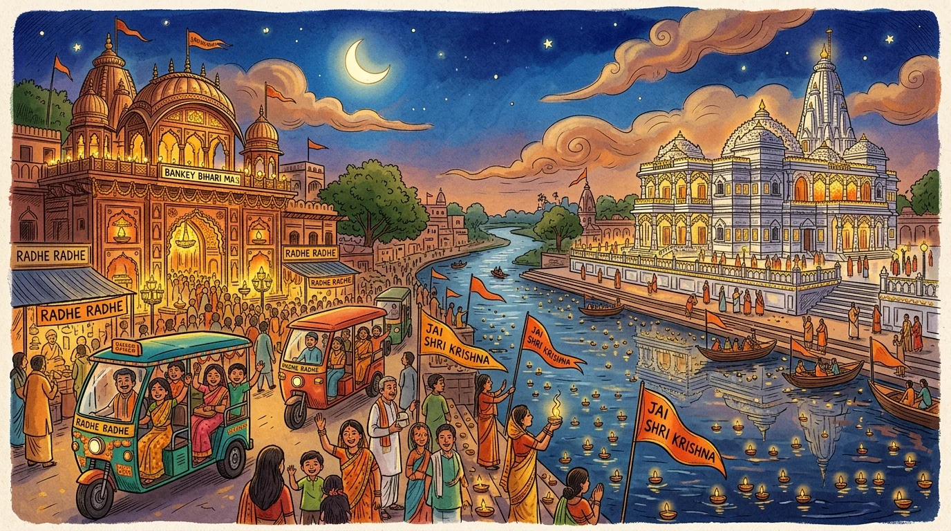 Vrindavan Sacred Temples and Forests